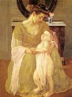 Mary Cassatt Mother And Child X painting